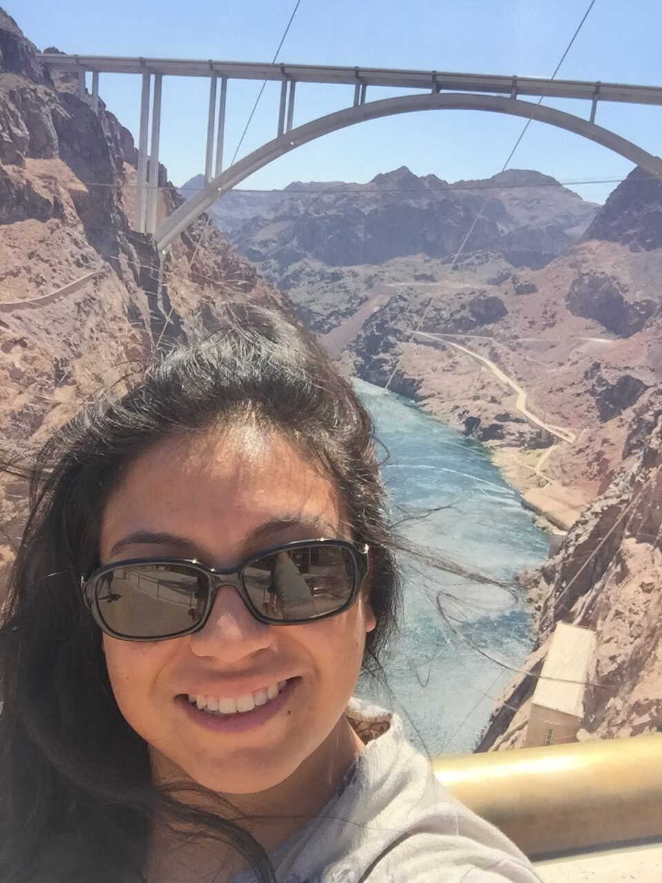 Mireya at Hoover Dam