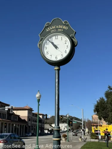 Clock in Downtown Atascadero