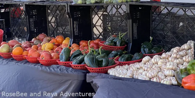 Vegetables at the Atascadero Farmers Market