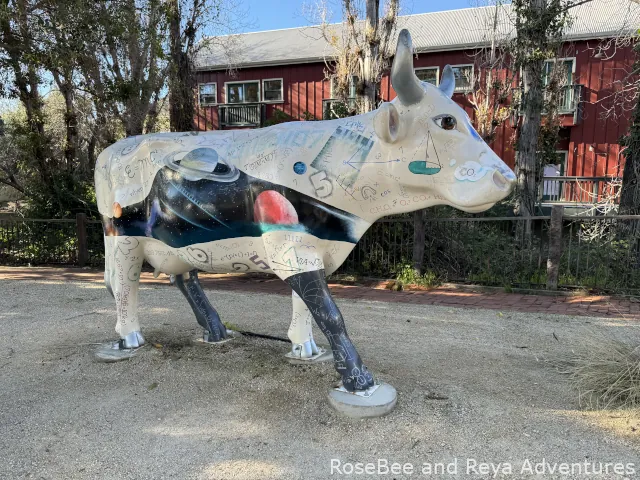 Cow from CowParade in San Luis Obispo