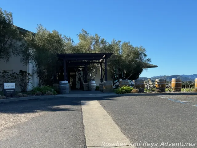 Picture of the entrance to the tasting room for Edna Valley Winery