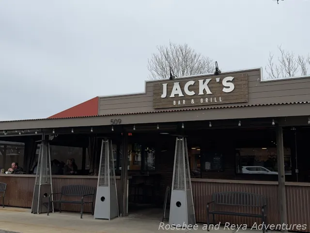 View of Jack's Bar and Grill in Templeton. A great place to eat on your weekend getaway to Templeton.