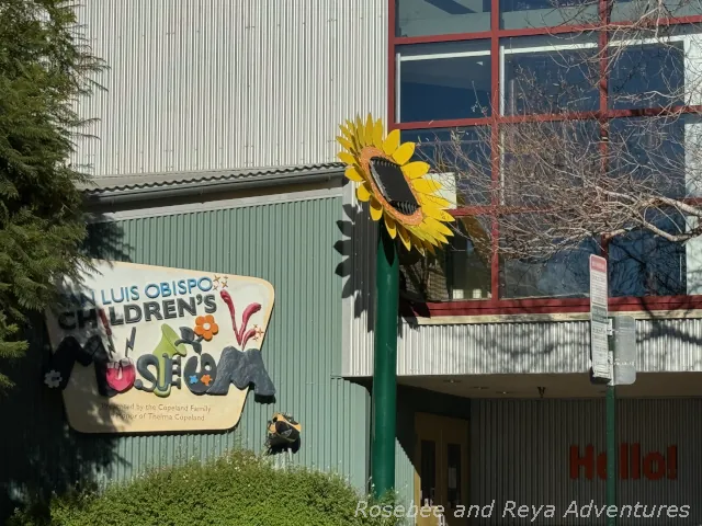 Large Sunflower at San Luis Obispo Children's Museum