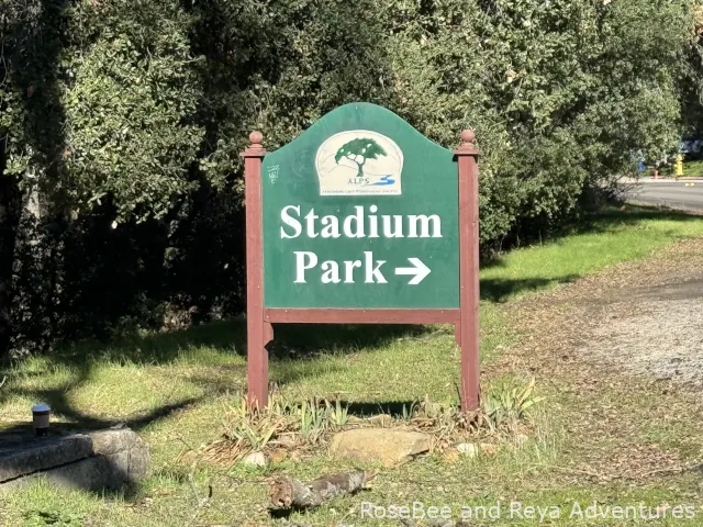 Stadium Park Sign