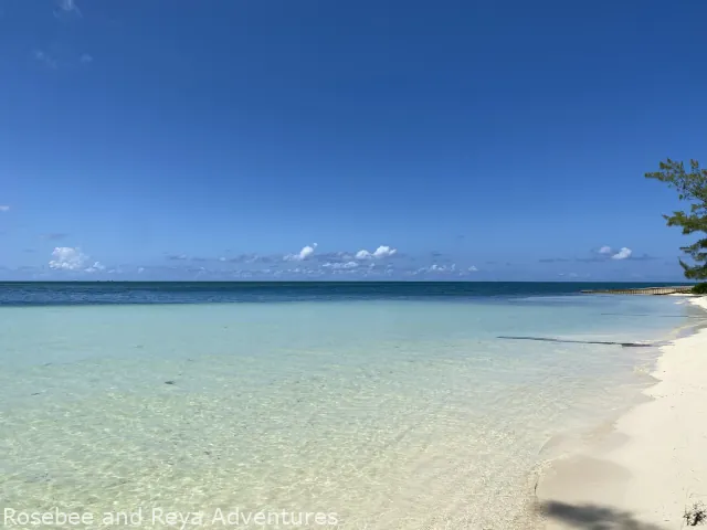 View of Starfish Point Beach. One of the best beaches in Grand Cayman Island.