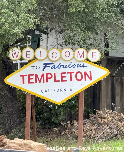 Picture of the Templeton welcome sign