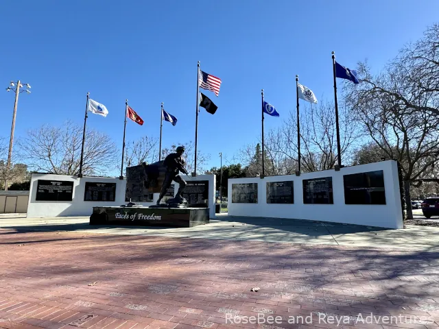 Faces of Freedom Veterans Memorial is Atascadero