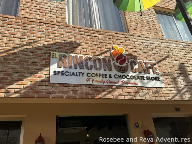 El Rincon Cafe which sells specialty coffee and chocolate.
