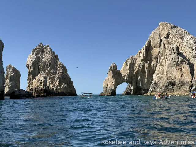 View of the iconic Arch at Land's End in Cabo San Lucas