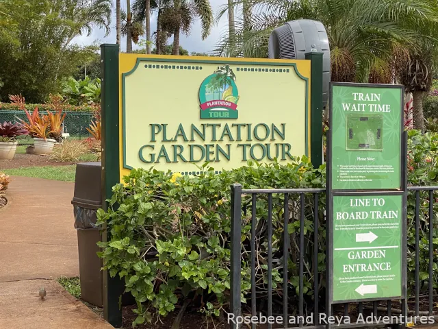 Entrance to the Plantation Garden Tour