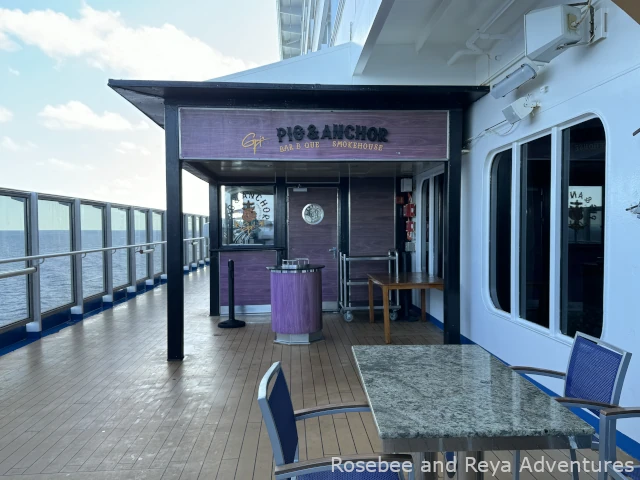 View of Guys Pig & Anchor on the Carnival Magic