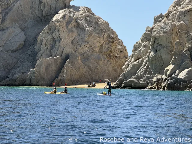 SUP and kayaking by Lover's Beach in Cabo
