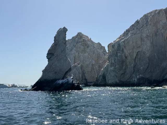 View of Neptune's Finger in Cabo San Lucas