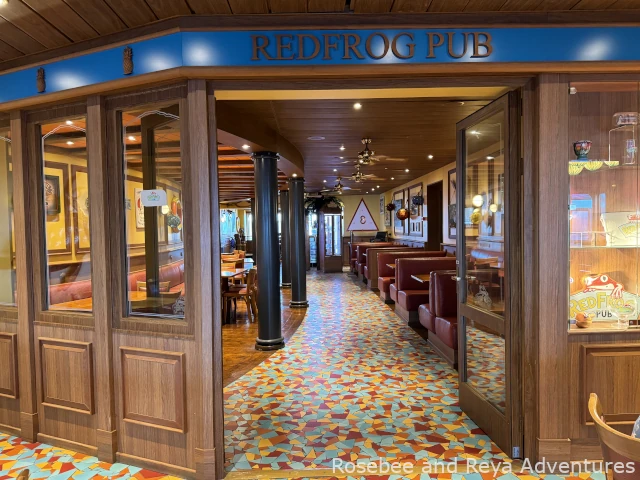 View of the Red Frog Pub on the Carnival Magic