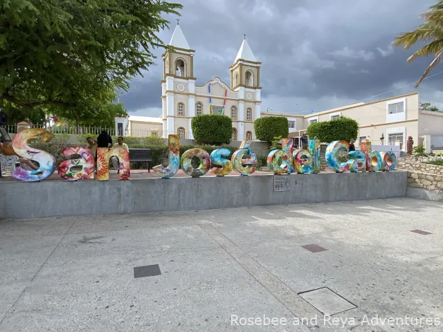 The San Jose del Cabo letters near the town square