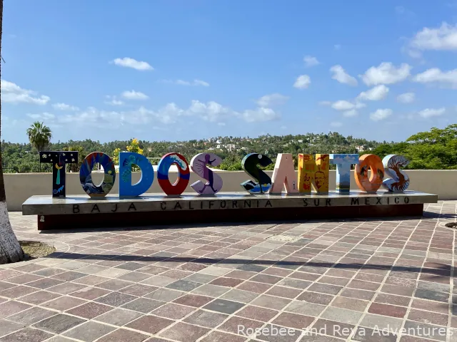 View of the Todos Santos letters