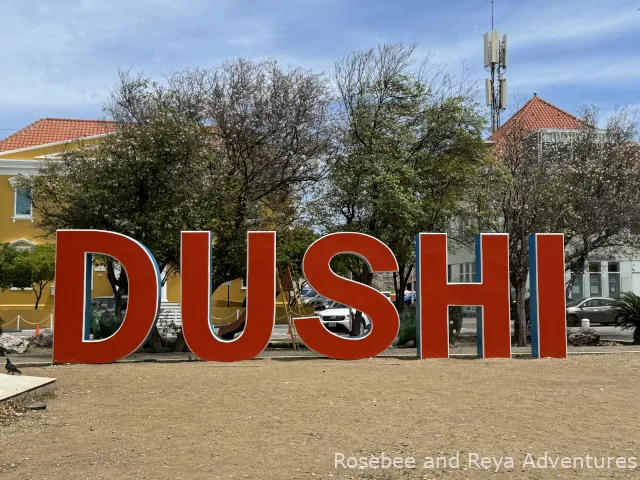 Dushi Letters at Queen Wilhelmina Park
