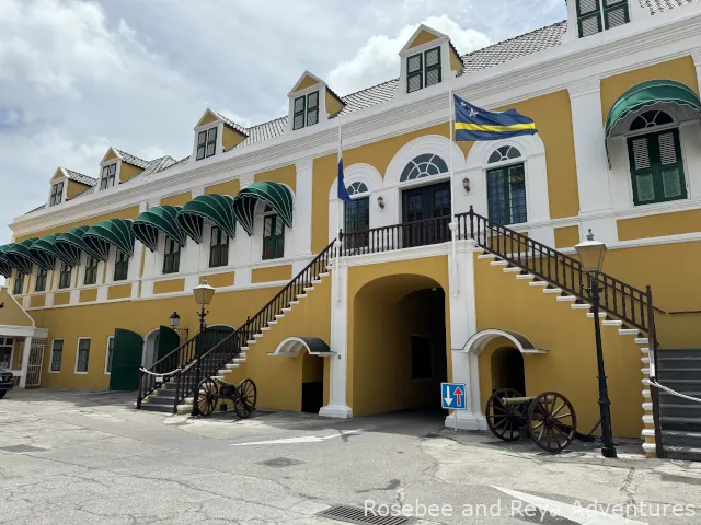 Fort Amsterdam in Willemstad Curacao