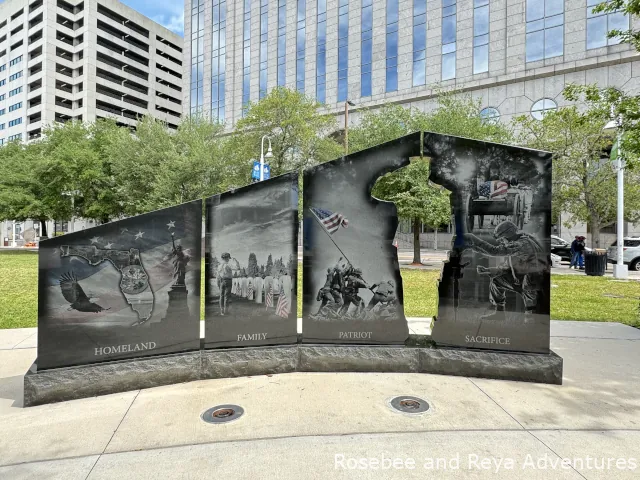 The monument at MacDill Park