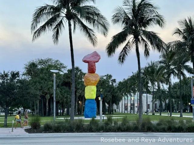 View of Miami Mountain by the Bass Contemporary Art Museum