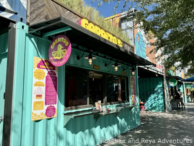 Food stand at Sparkman Wharf