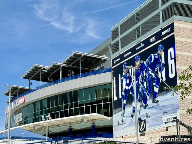 View of the Amalie Arena