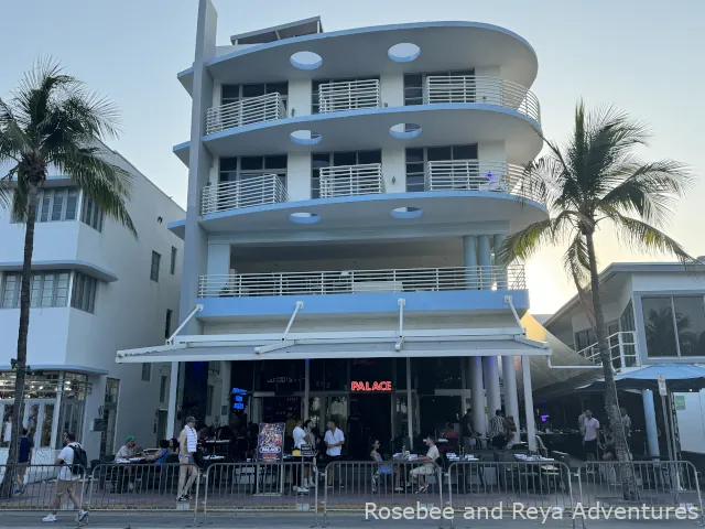 View of the The Palace in Miami Beach