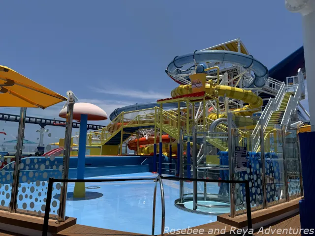 Picture of Carnival Waterworks water slides and splash pad