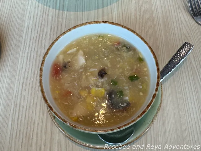 Picture of the Egg Drop Soup from Chibang on the Carnival Celebration