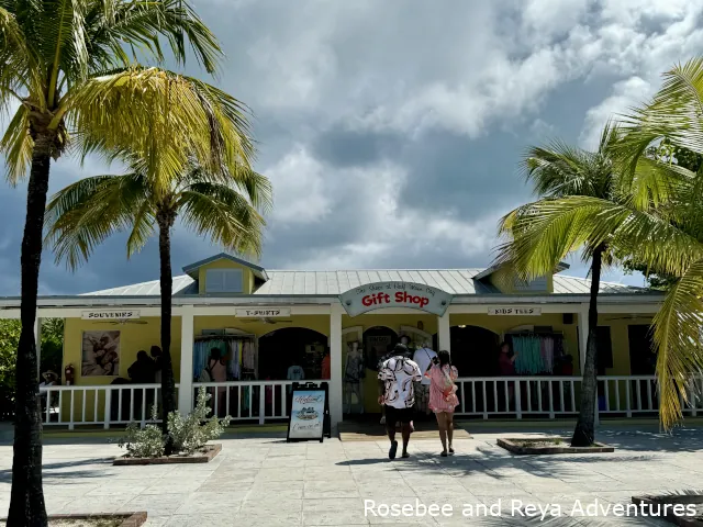 Gift shop on Half Moon Cay