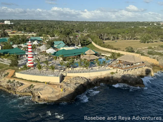 Aerial view of the La Romana Cruise Port