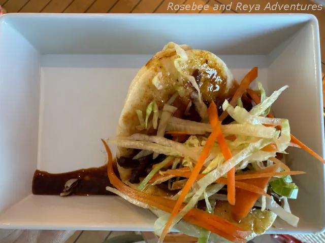 Picture of the Spiced Beef Bao from Street Eats Steam Dream stall