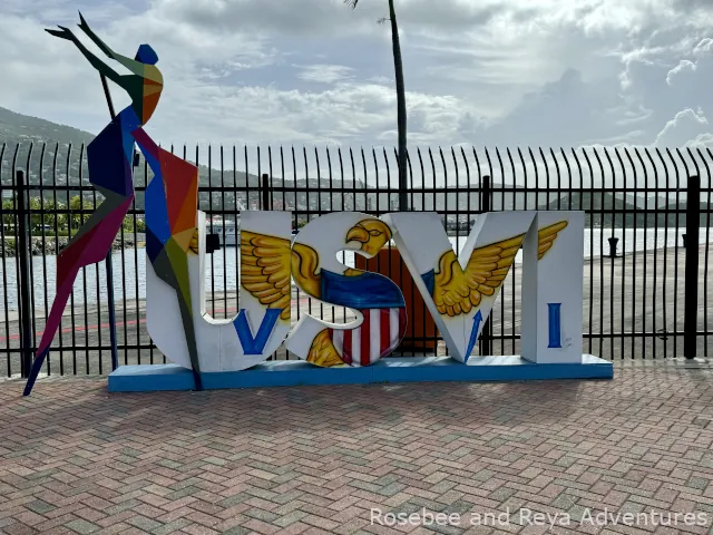 USVI Letters on the island of St. Thomas