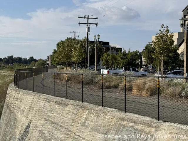 View of walking trail