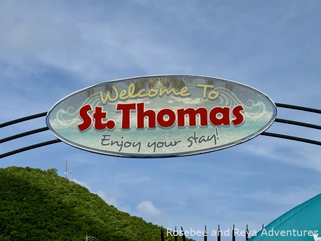 Welcome To St. Thomas sign