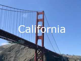 View of the Golden Gate Bridge in California