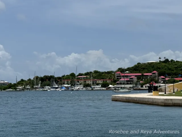 The town of Christiansted