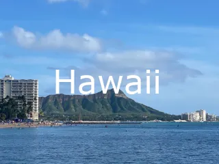 View of Diamondhead Crater in Hawaii