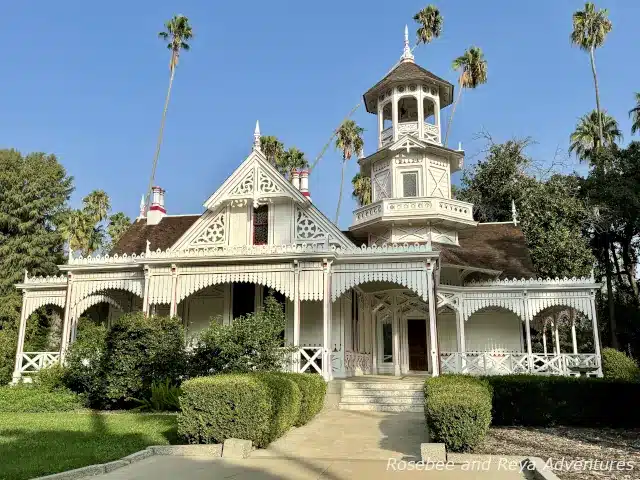 Picture of the Queen Anne Cottage at the Los Angeles County Arboretum and Botanic Garden