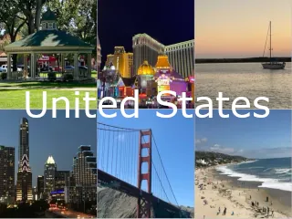 View of places in the United States