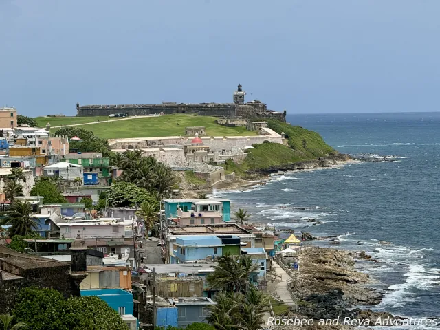 Picture of Castillo del Morro taken from Castillo San Cristobal in Old San Juan Puerto Rico