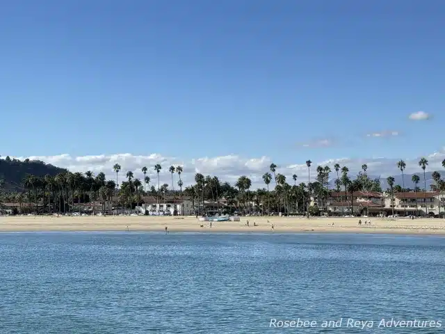 View of the Santa Barbara Coastline