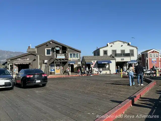 View of Stearns Wharf in Santa Barbara