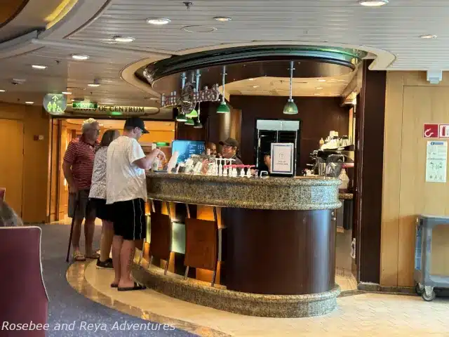 Cafe Latte-tudes on Royal Caribbean's Radiance of the Seas