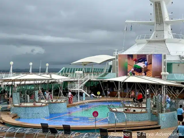 Swimming Pool on the Royal Caribbean's Rhapsody of the Seas