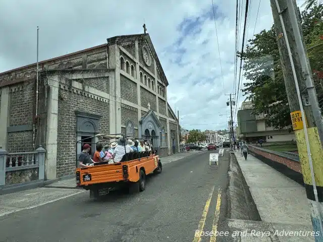 View of the Minor Basilica of the Immaculate Conception in Castries, St. Lucia