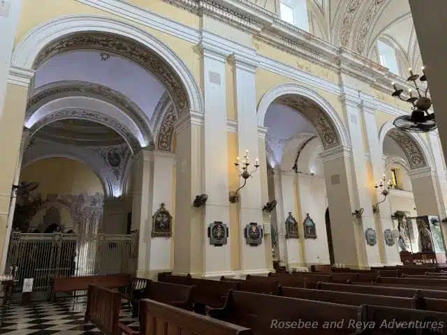 Picture of the inside of the Catedral Basilica Menor de San Juan Bautista in Old San Juan, Puerto Rico