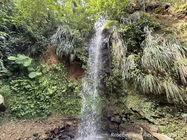 View of Toraille Waterfall in St. Lucia