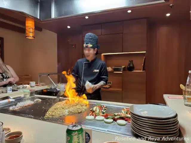 Bonsai Teppanyaki on the Carnival Panorama