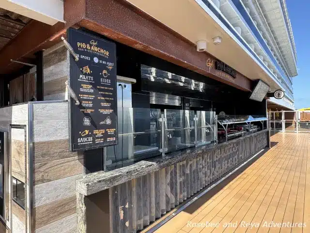 Guys Pig Anchor Bar-B-Que on the Carnival Panorama